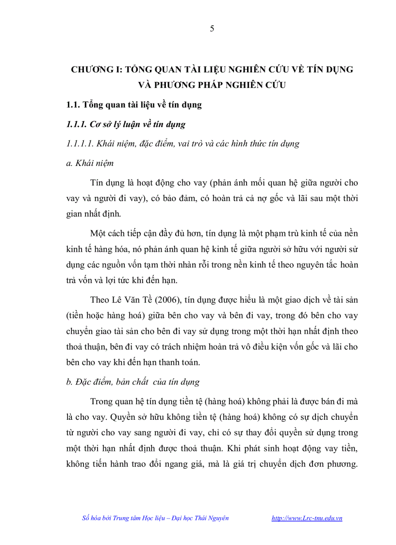image for page Tác động của hoạt động tín dụng trong việc phát triển kinh tế nông nghiệp nông thôn huyện đại từ tỉnh thái nguyên
