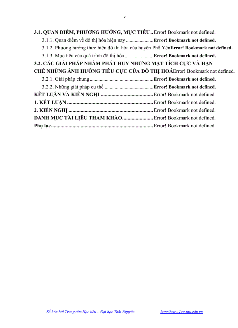 image for page Anh hưởng của đô thị hoá đến phát triển kinh tế xã hội của huyện Phổ Yên tỉnh Thái Nguyên