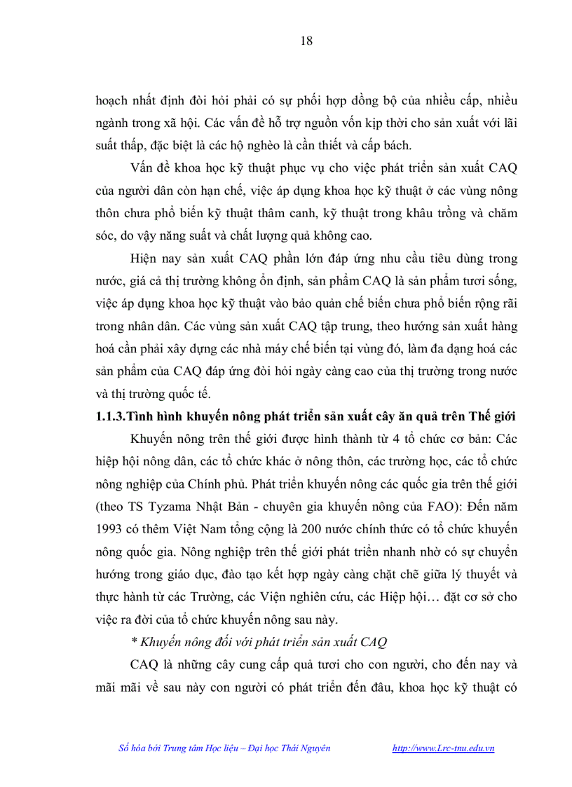 image for page Thực trạng và một số giải pháp khuyến nông nhằm phát triển sản xuất cây ăn quả trên địa bàn huyện sóc sơn thành phố hà nội
