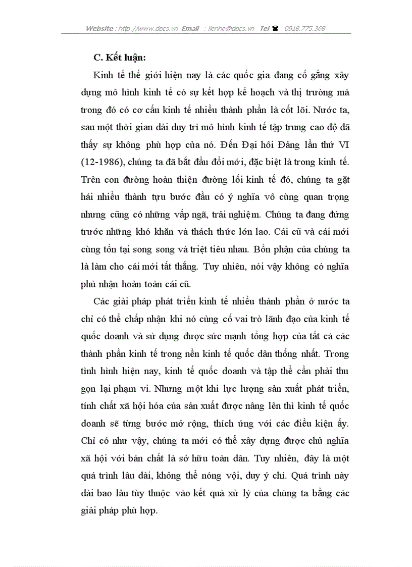 image for page Cơ cấu kinh tế nhiều thành phần trong thời kì quá độ lên chủ nghĩa xã hội ở Việt Nam