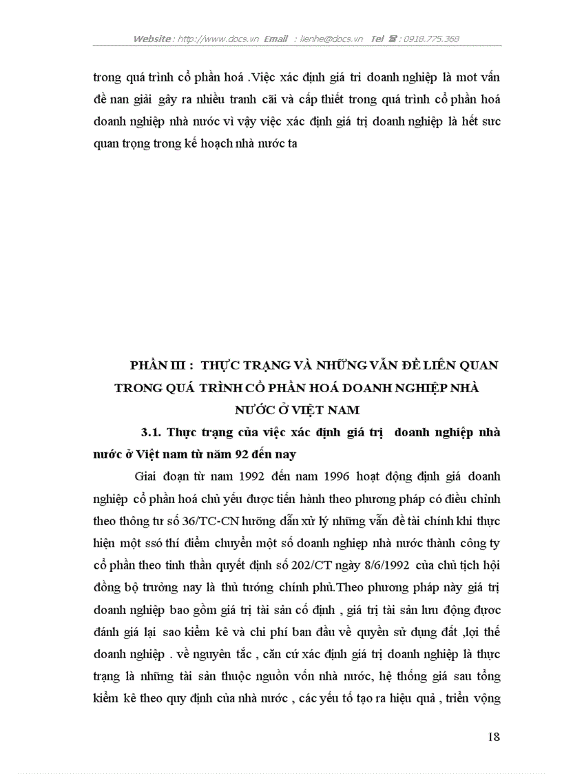 image for page Những vẫn đề chung cổ phần hoá doanh nghiệp nhà nước