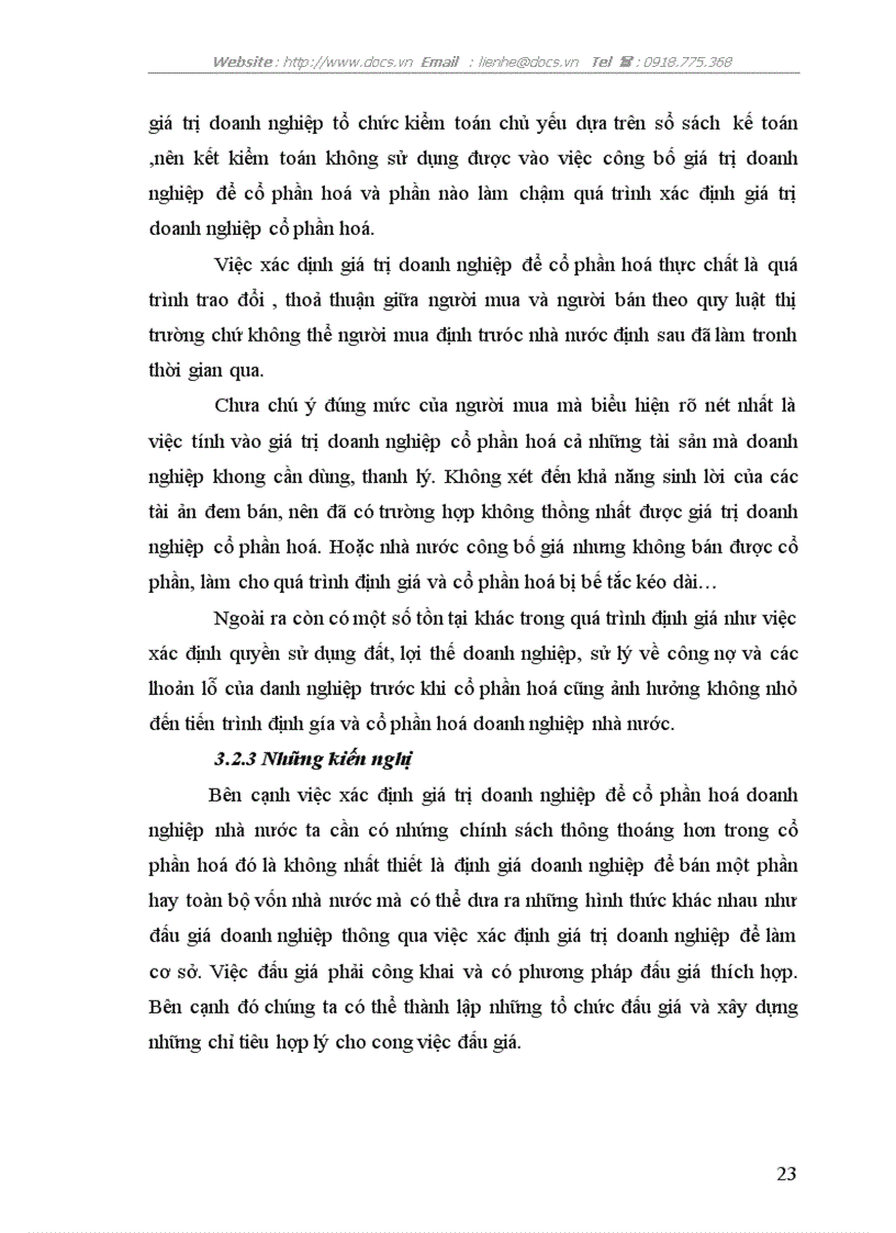 image for page Những vẫn đề chung cổ phần hoá doanh nghiệp nhà nước