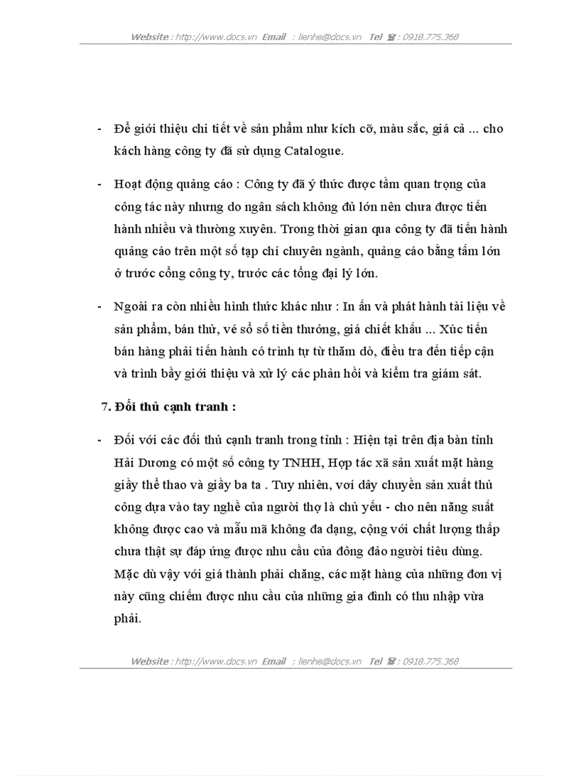 image for page Phân tích hoạt động sản xuất kinh doanh của công ty cổ phần giầy hải dương