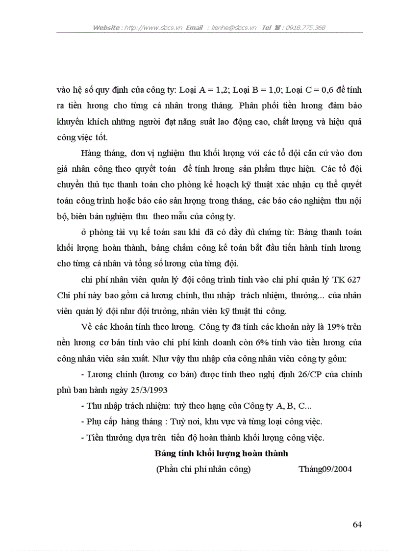 image for page Kế toán tập hợp chi phí sản xuất và tính giá thành sản phẩm tại Công ty Cơ giới và Xây lắp 13