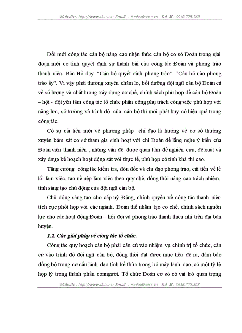 image for page Thực trạng và các giải pháp nhằm nâng cao chất lượng đội ngũ cán bộ Đoàn cơ sở trên địa bàn huyện Phù Yên Tỉnh Sơn La