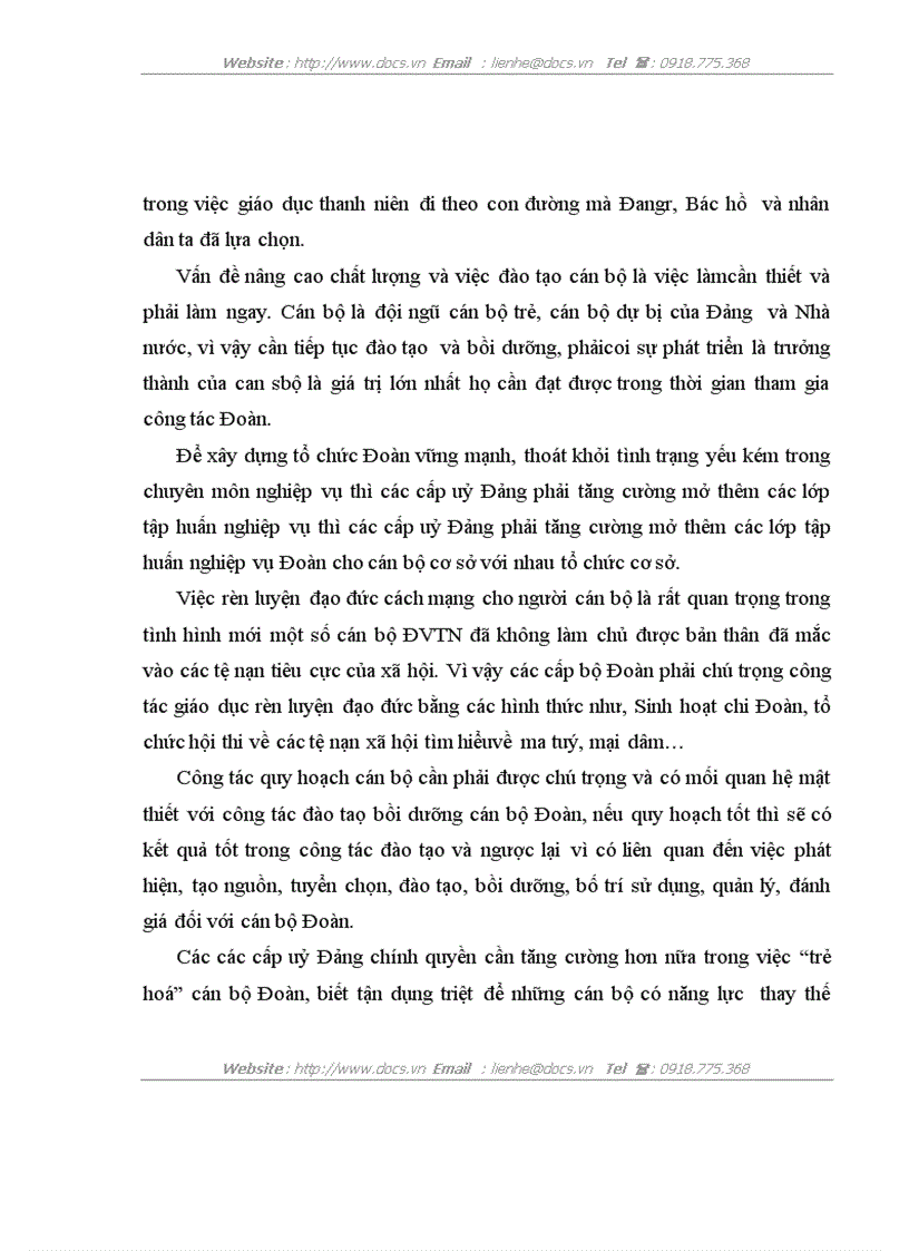 image for page Thực trạng và các giải pháp nhằm nâng cao chất lượng đội ngũ cán bộ Đoàn cơ sở trên địa bàn huyện Phù Yên Tỉnh Sơn La