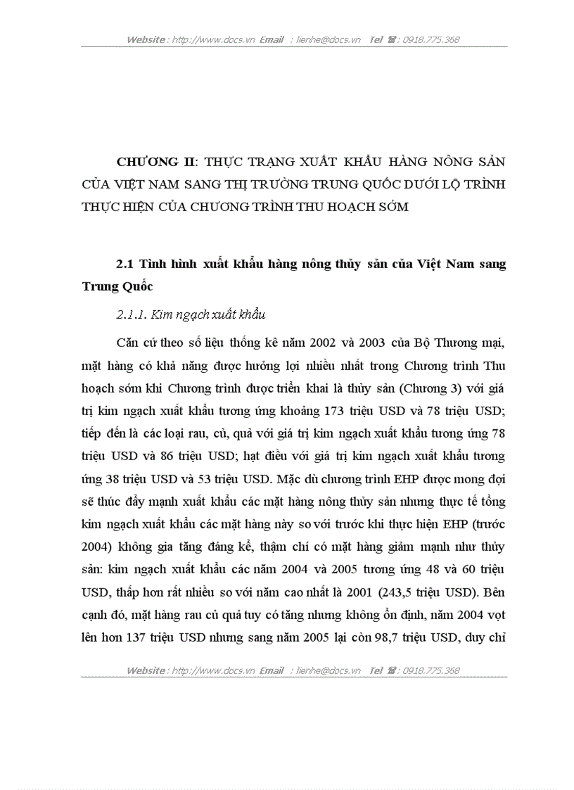 image for page Thực trạng và giải pháp thúc đẩy hoạt động xuất khẩu hàng nông thủy sản sang thị trường Trung Quốc