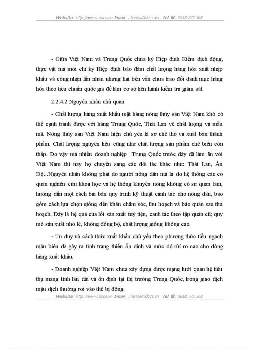 image for page Thực trạng và giải pháp thúc đẩy hoạt động xuất khẩu hàng nông thủy sản sang thị trường Trung Quốc