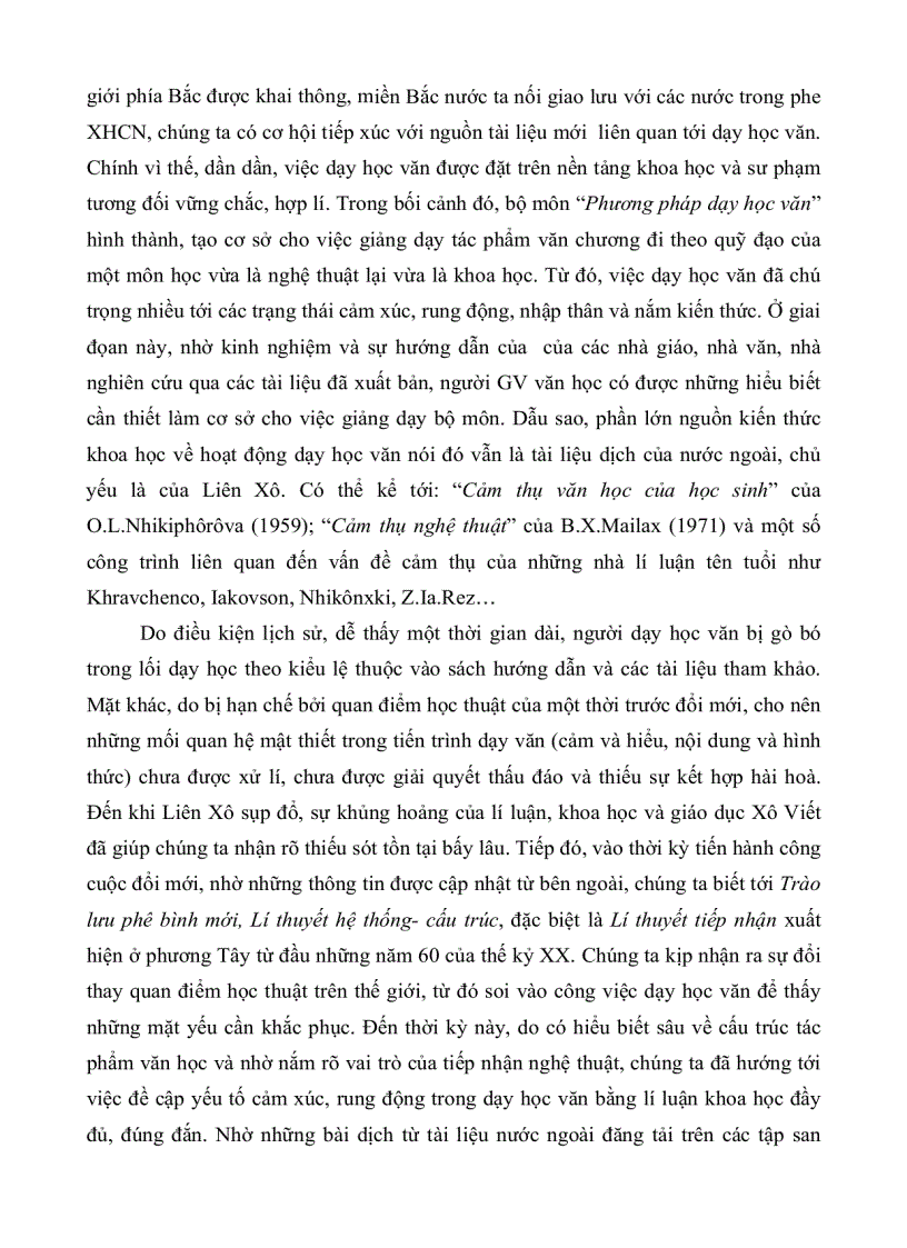 image for page Những biện pháp phát huy năng lực cảm thụ văn học của học sinh trong dạy học truyện ngắn của nam cao ở trường trung học phổ thông