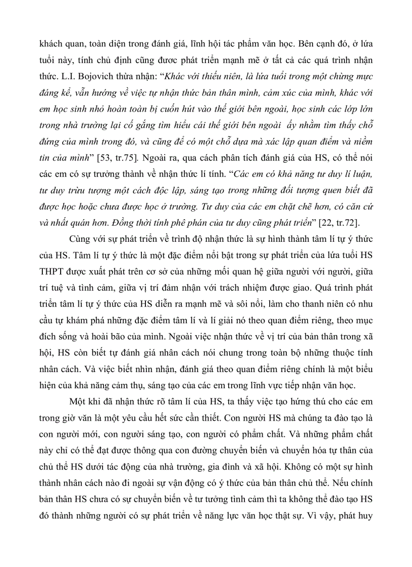 image for page Những biện pháp phát huy năng lực cảm thụ văn học của học sinh trong dạy học truyện ngắn của nam cao ở trường trung học phổ thông