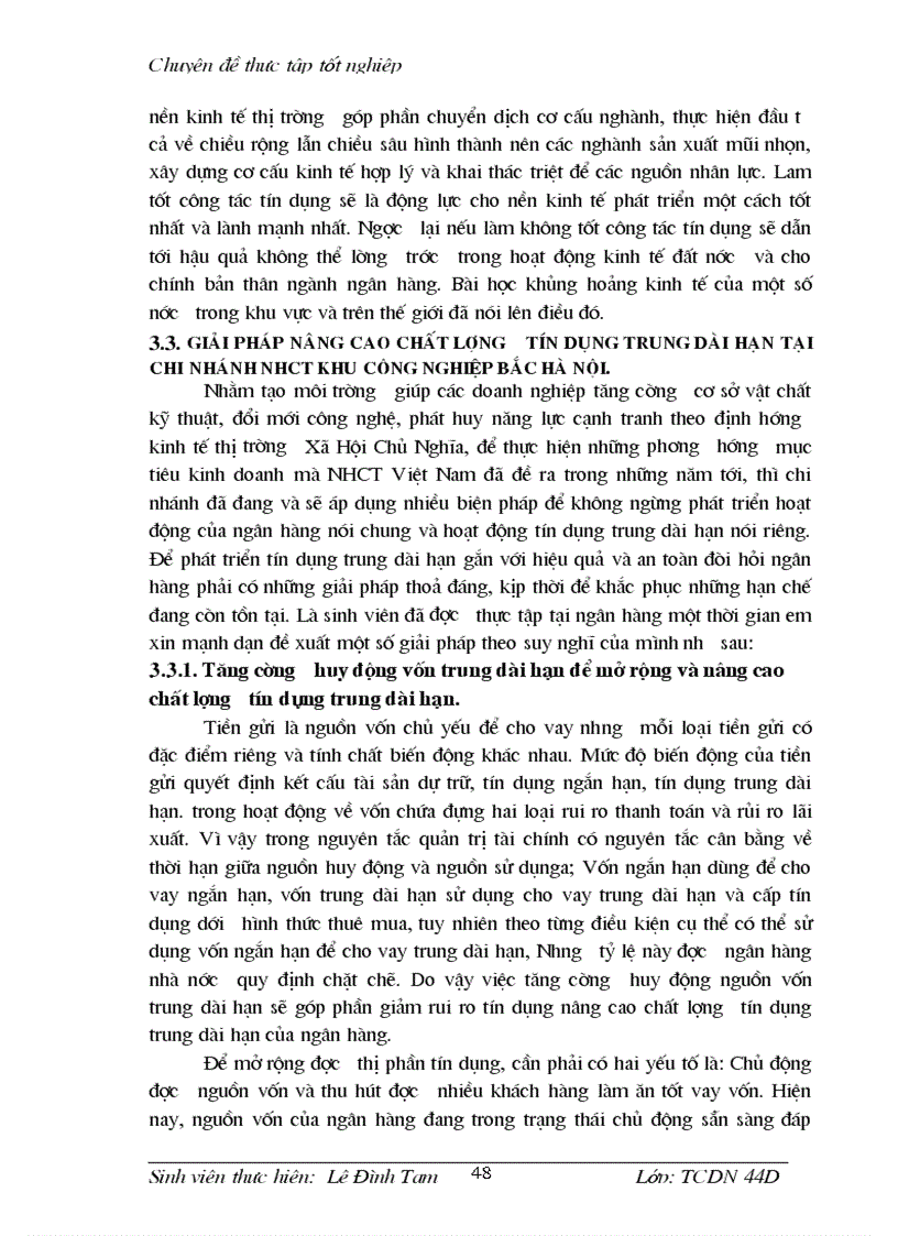 image for page Phương hướng hoạt động tín dụng trung dài hạn tại chi nhánh NHCT khu công nghiệp Bắc Hà Nội trong những năm tới