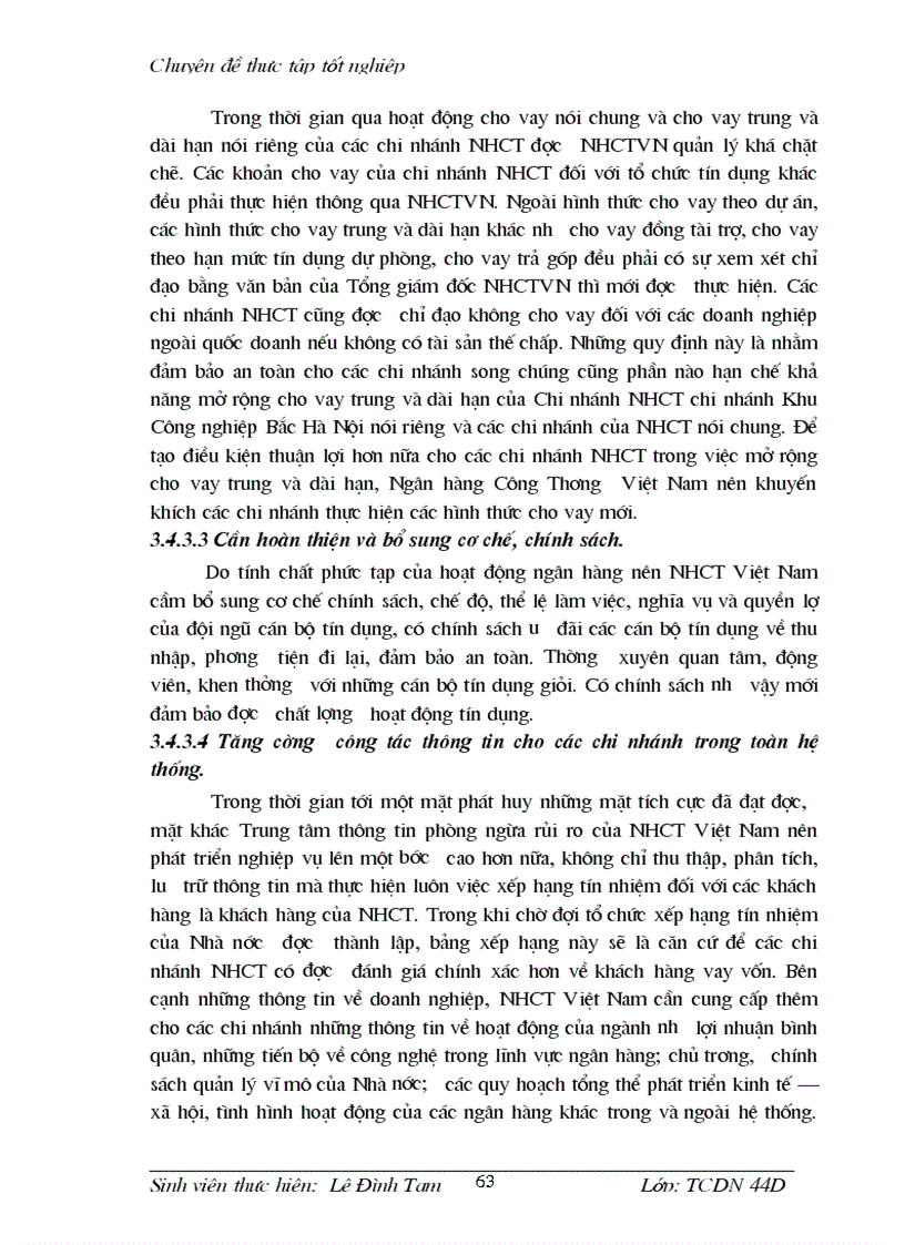 image for page Phương hướng hoạt động tín dụng trung dài hạn tại chi nhánh NHCT khu công nghiệp Bắc Hà Nội trong những năm tới