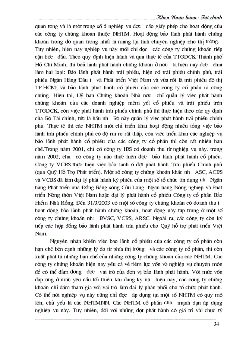 image for page Hoạt động của các Ngân hàng thương mại trên thị trường chứng khoán ở Việt Nam