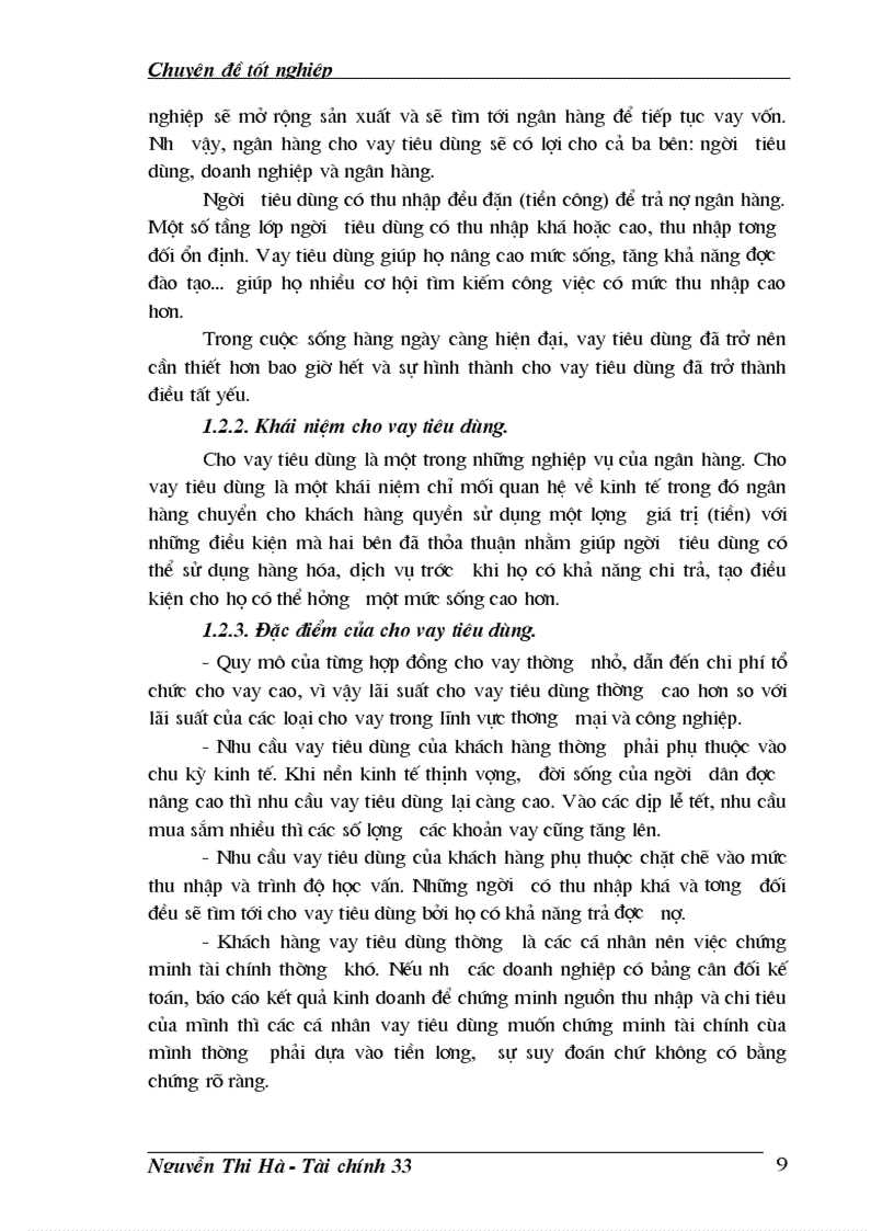image for page Định hướng phát triển hoạt động cho vay tiêu dùng tại Hội sở Ngân hàng Thương mại Cổ phần Kỹ thương Việt Nam