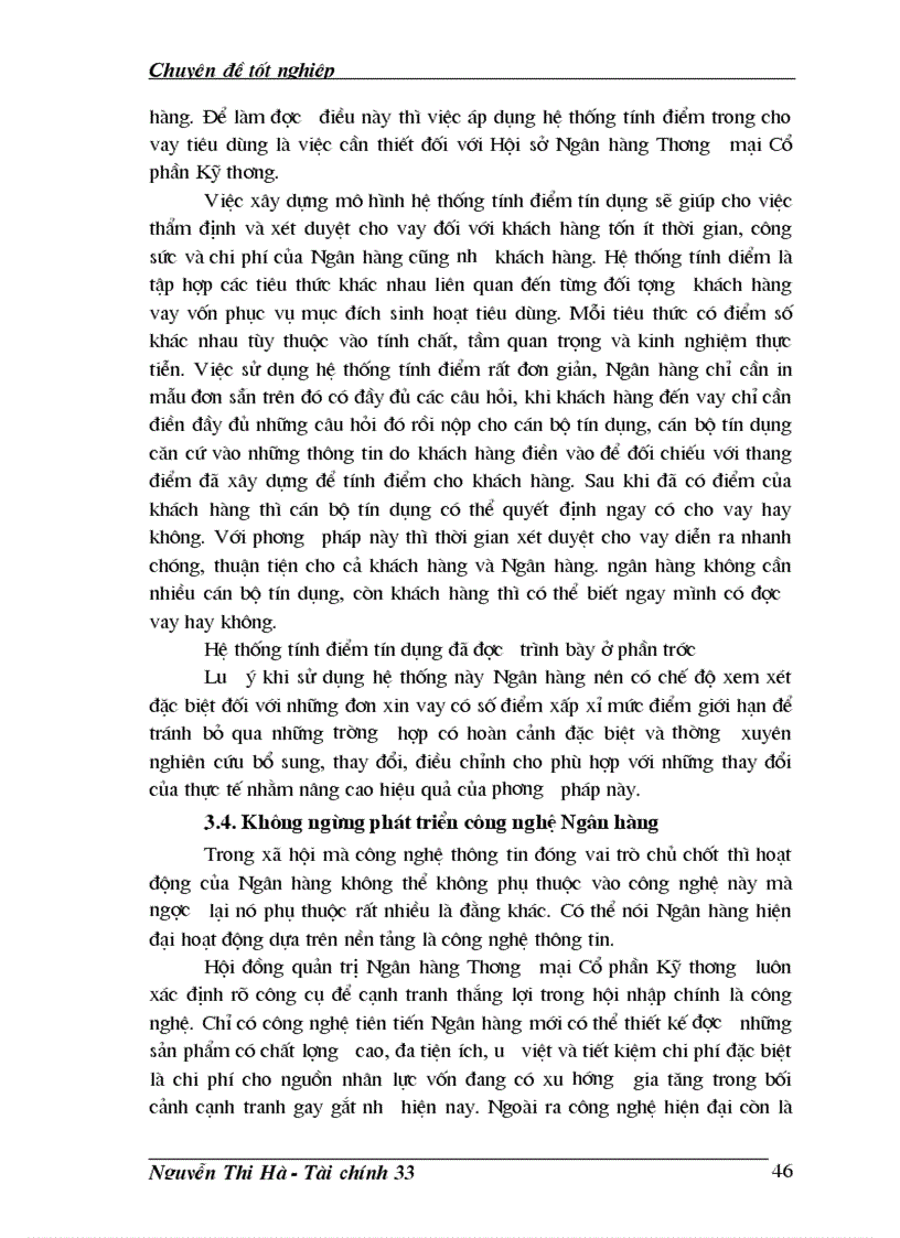 image for page Định hướng phát triển hoạt động cho vay tiêu dùng tại Hội sở Ngân hàng Thương mại Cổ phần Kỹ thương Việt Nam
