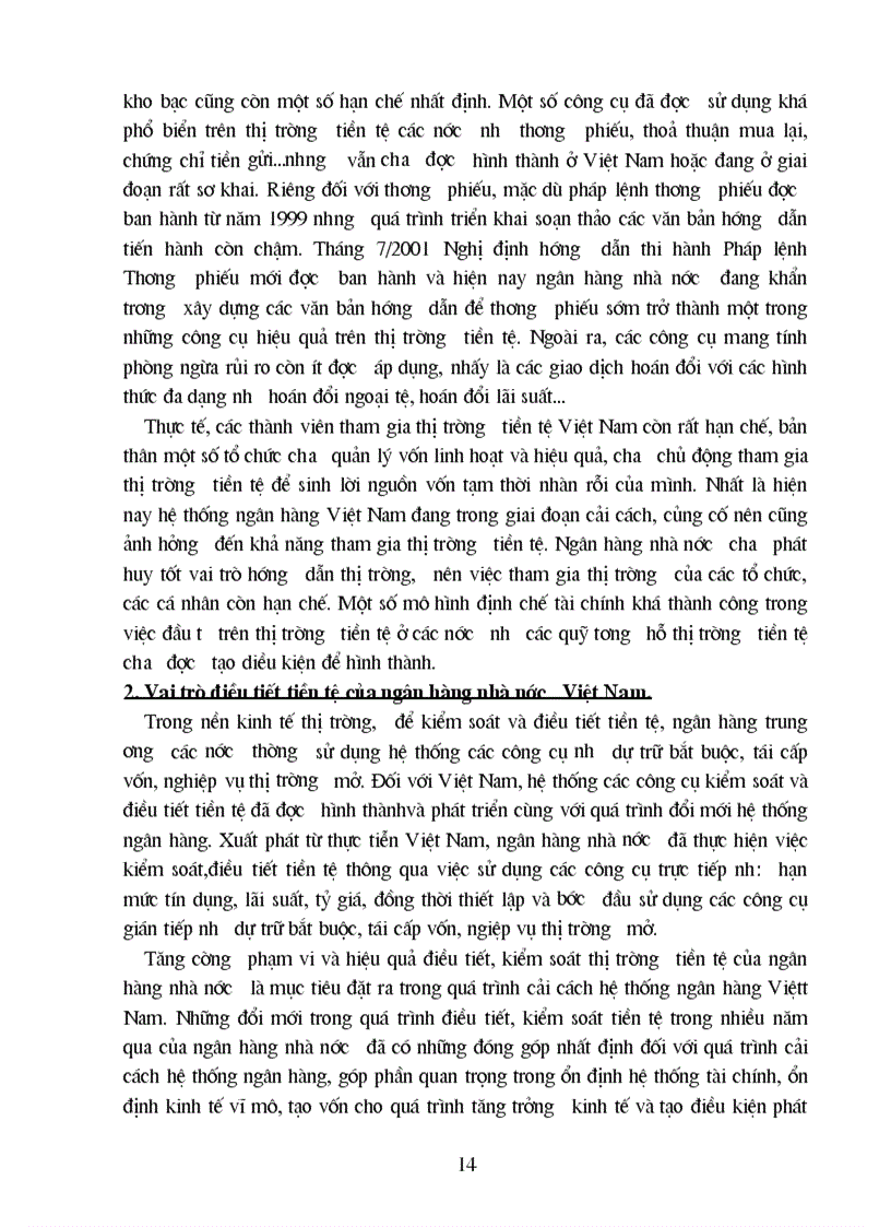 image for page Vai trò của Ngân hàng trung ương trong việc kiểm soát thị trường tiền tệ