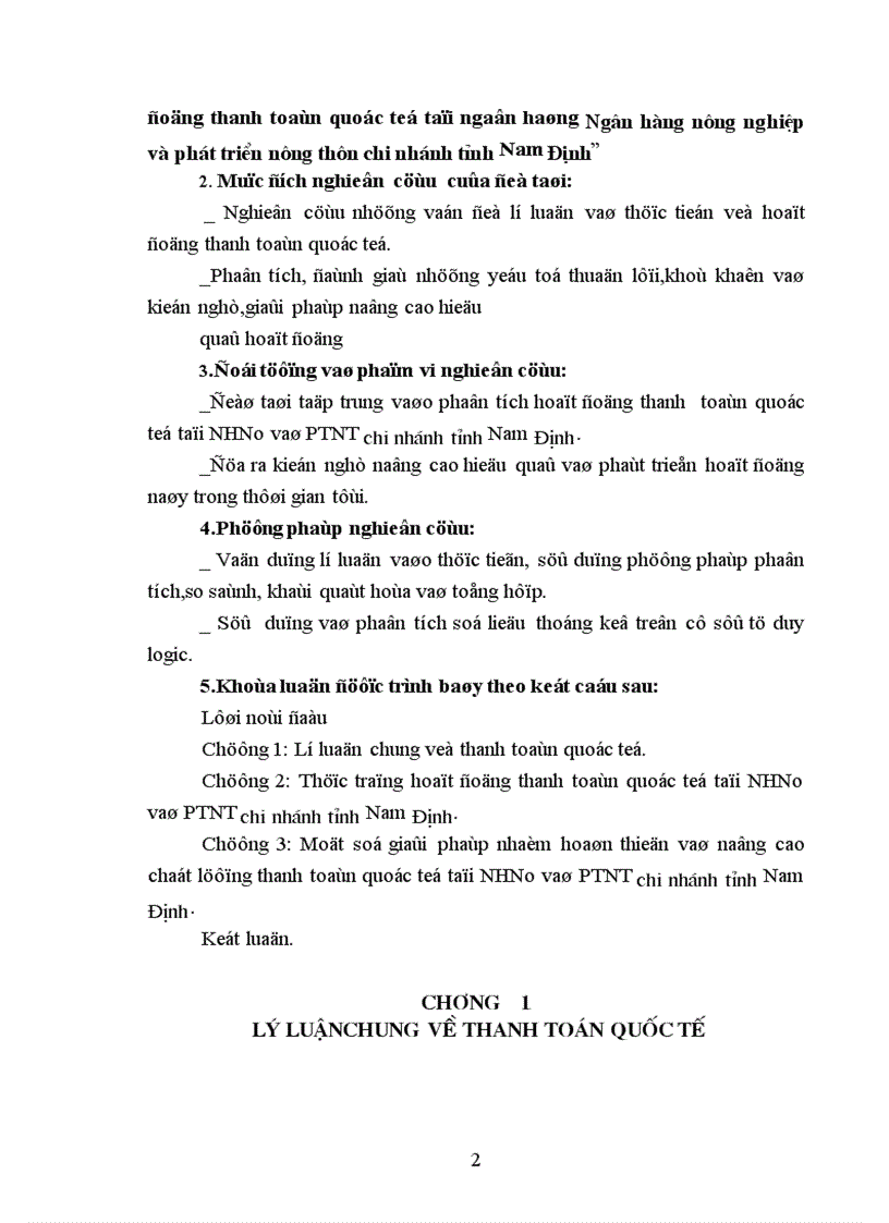 image for page Định hướng phát triển hoạt động thanh toán quốc tế tại NNNo PTNT tỉnh Nam Định trong thời gian tới