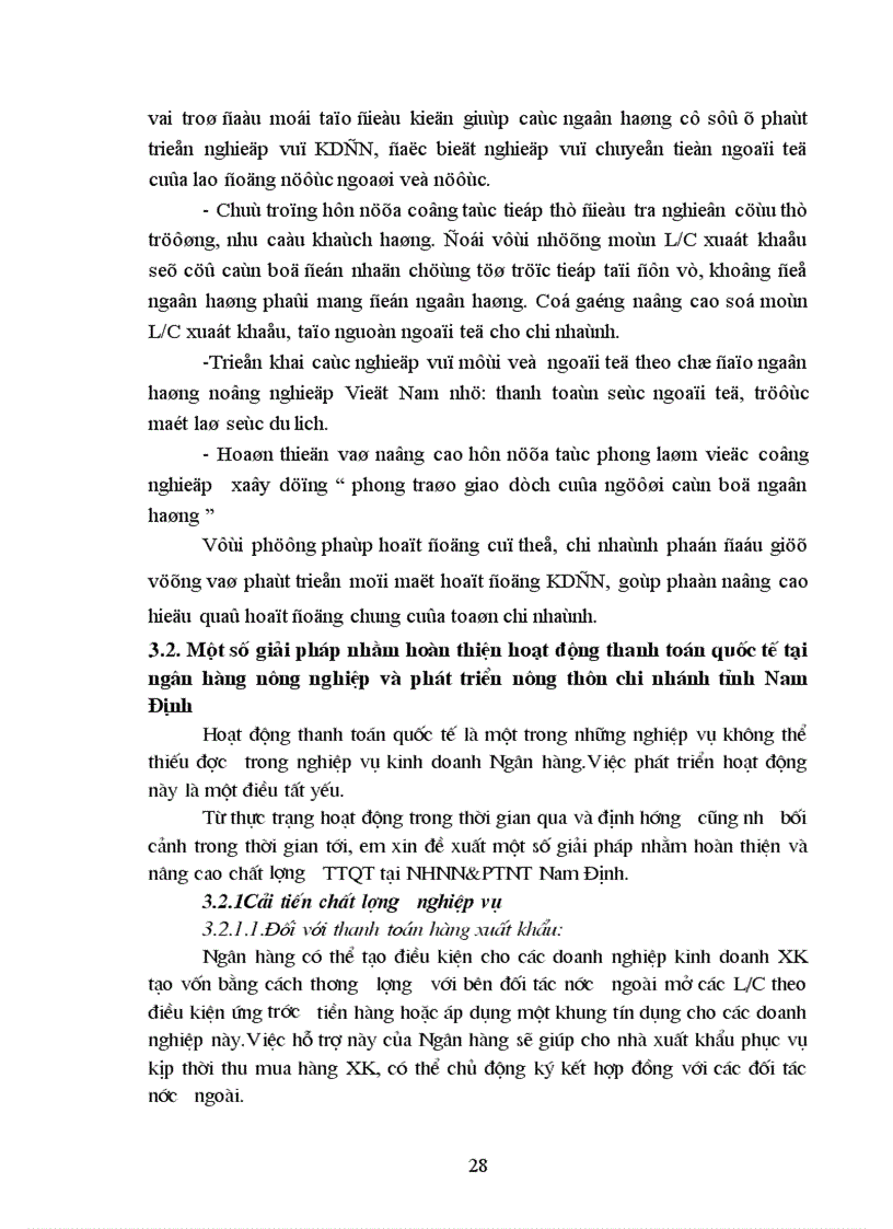 image for page Định hướng phát triển hoạt động thanh toán quốc tế tại NNNo PTNT tỉnh Nam Định trong thời gian tới