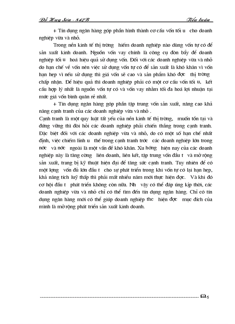 image for page Nâng cao hiệu quả tín dụng đối với các doanh nghiệp vừa và nhỏ tại ngân hàng công thương hà tây