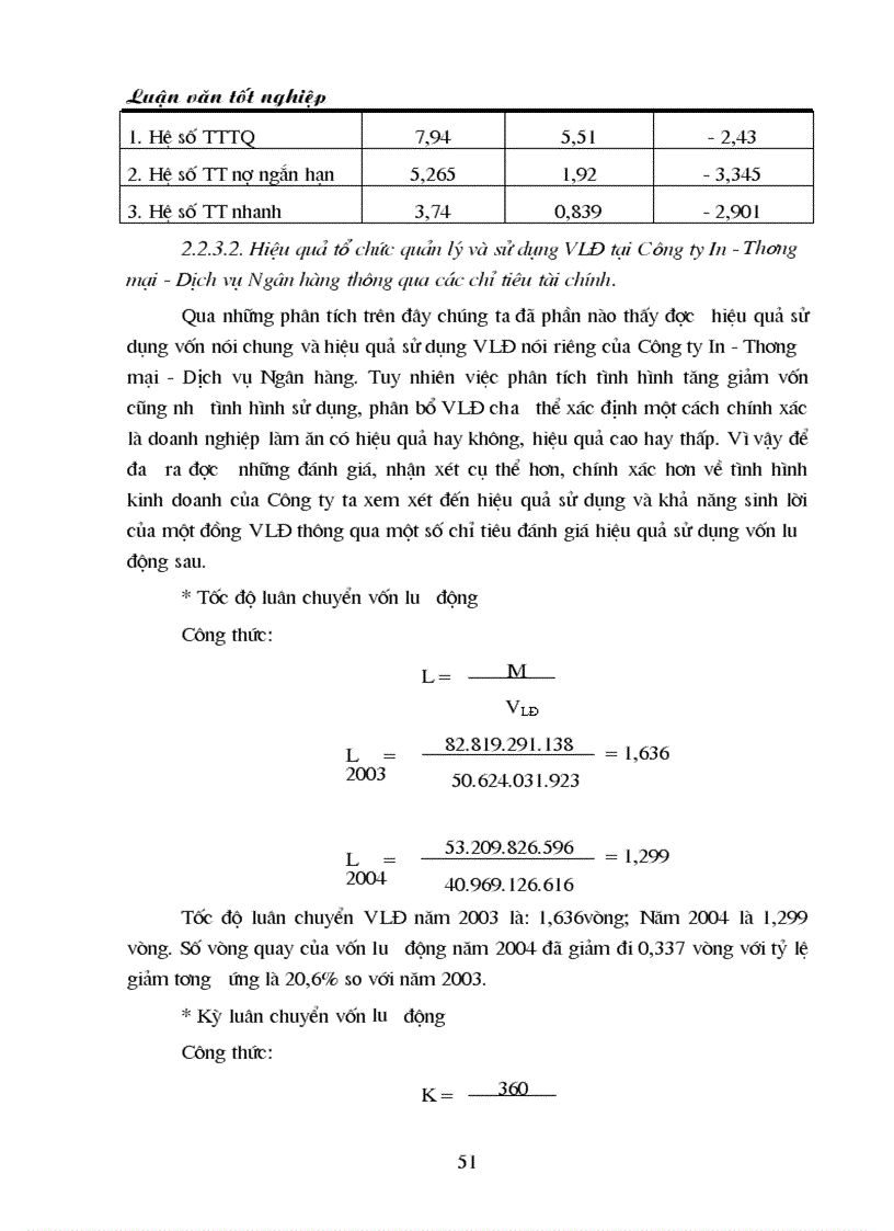 image for page Tăng cường quản lý và nâng cao hiệu quả sử dụng VLĐ tại Công ty In Thương mại Dịch vụ Ngân hàng