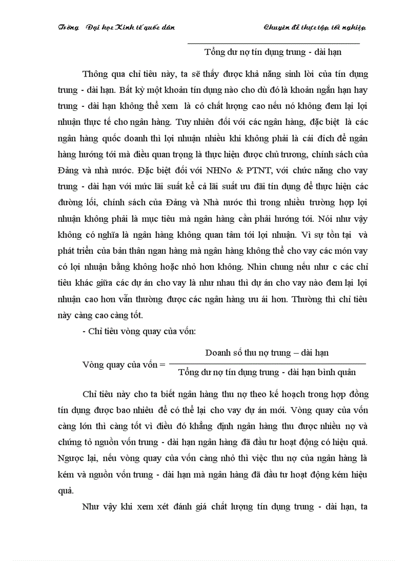image for page NÂNG CAO CHẤT LƯỢNG TÍN DỤNG TRUNG DÀI HẠN TẠI CHI NHÁNH NGÂN HÀNG No PT ĐÔNG HÀ NỘI