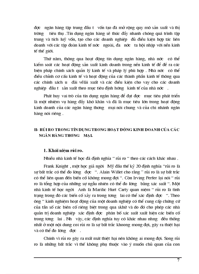 image for page Tín dụng và rủi ro trong hoạt động tín dụng của ngân hàng thương mại