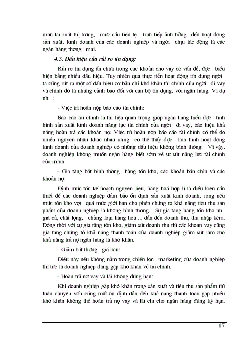 image for page Tín dụng và rủi ro trong hoạt động tín dụng của ngân hàng thương mại