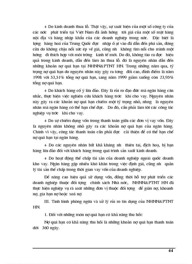 image for page Tín dụng và rủi ro trong hoạt động tín dụng của ngân hàng thương mại