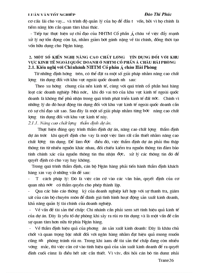 image for page Giải pháp nâng cao chất lượng tín dụng đối với thành phần kinh tế ngoài quốc doanh