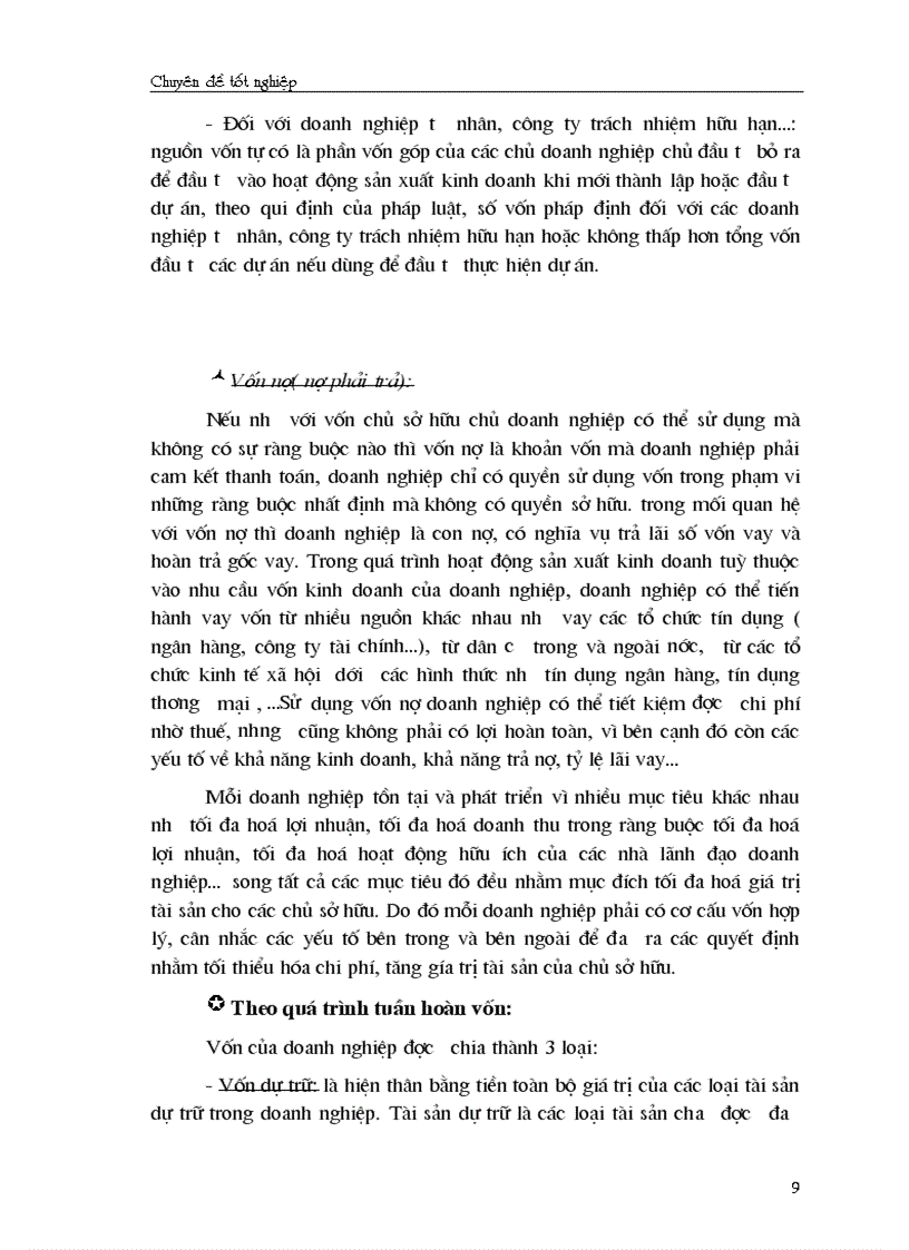 image for page Giải pháp chủ yếu tạo lập vốn cho hoạt động sản xuất kinh doanh ở Công ty cổ phần May Thăng Long