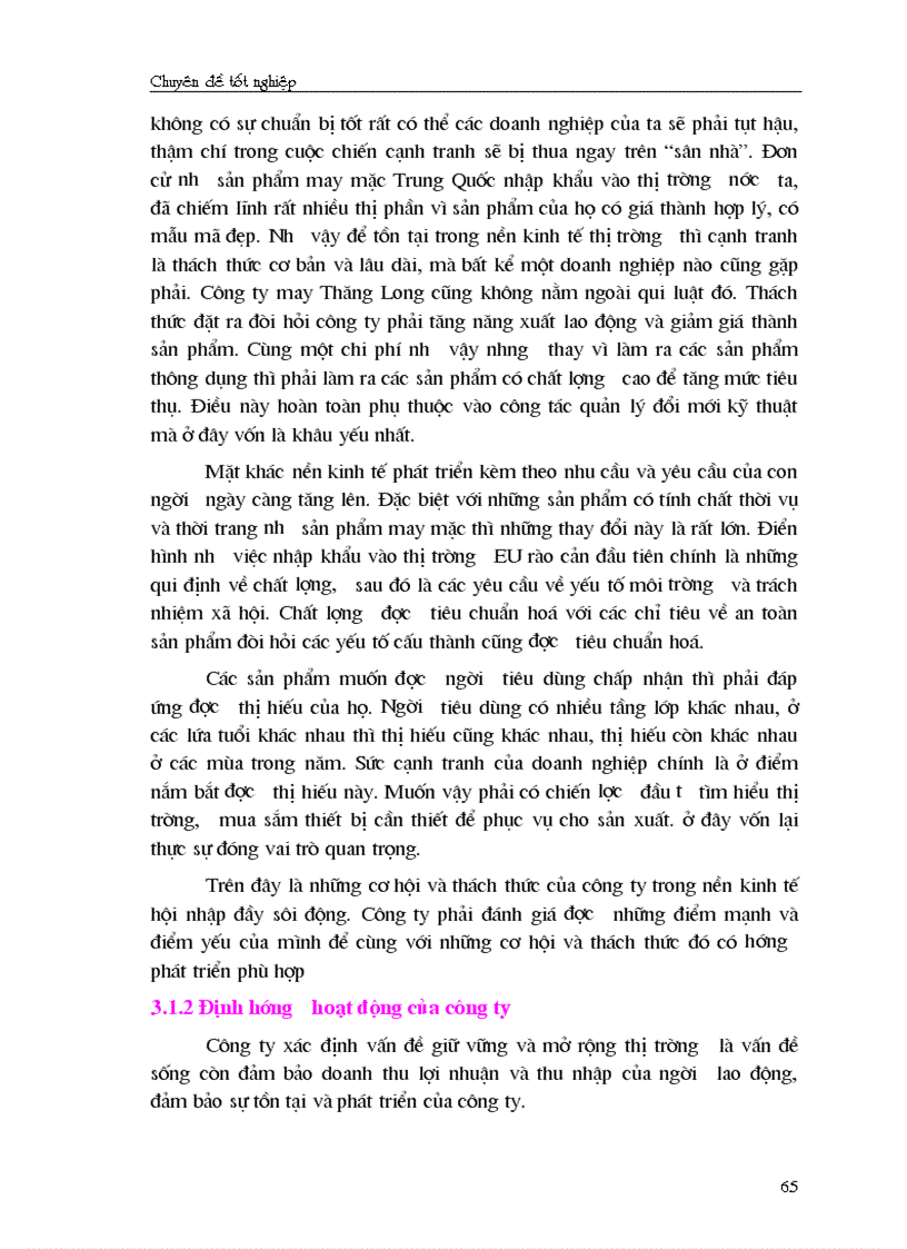 image for page Giải pháp chủ yếu tạo lập vốn cho hoạt động sản xuất kinh doanh ở Công ty cổ phần May Thăng Long