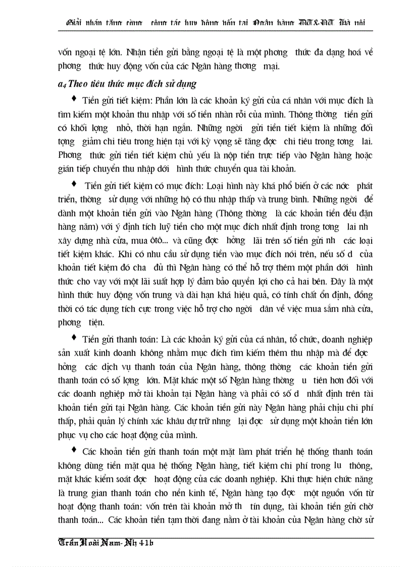 image for page Công tác huy động vốn của chi nhánh Ngân hàng Đầu tư và Phát triển thành phố Hà nội