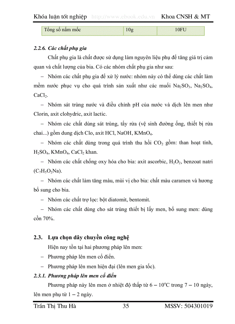 image for page Thiết kế nhà máy bia năng suất 50 triệu lít năm từ nấu và lên men bia nồng độ cao 14oBx sử dụng