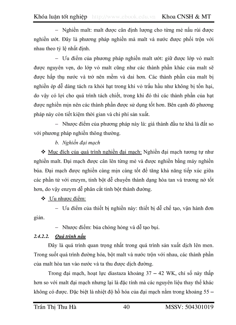 image for page Thiết kế nhà máy bia năng suất 50 triệu lít năm từ nấu và lên men bia nồng độ cao 14oBx sử dụng