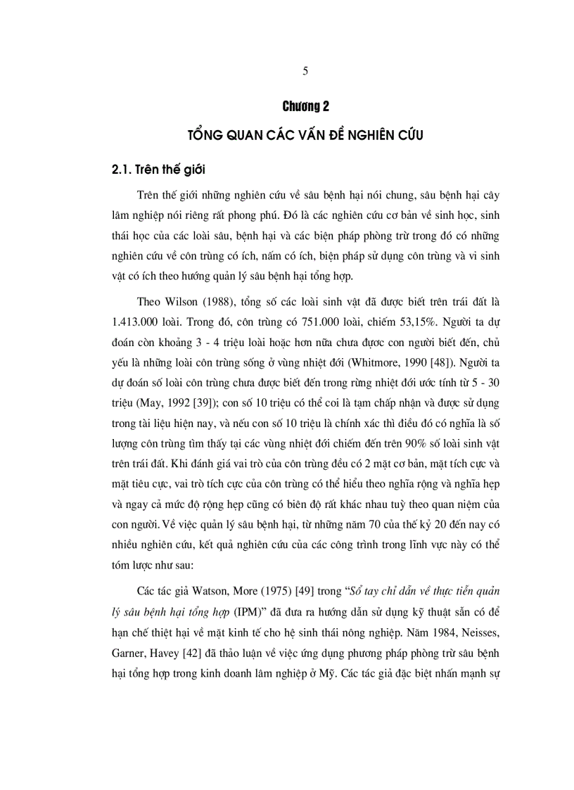 image for page Nghiên cứu các giải pháp quản lý côn trùng trong khu bảo tồn thiên Thiên rừng sến tam qui hà trung thanh hoá