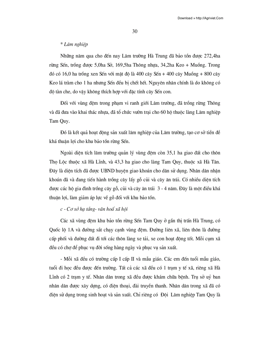 image for page Nghiên cứu các giải pháp quản lý côn trùng trong khu bảo tồn thiên Thiên rừng sến tam qui hà trung thanh hoá