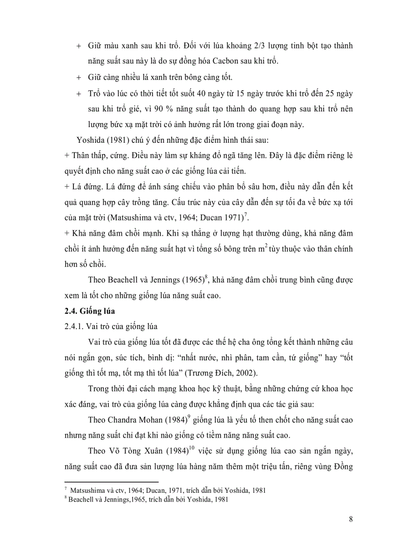 image for page So sánh đặc tính nông học năng suất và phẩm chất 20 giốngdòng lúa a1 tại trung tâm nghiên cứu sản xuất giống bình đức an giang vụ đông xuân 2005