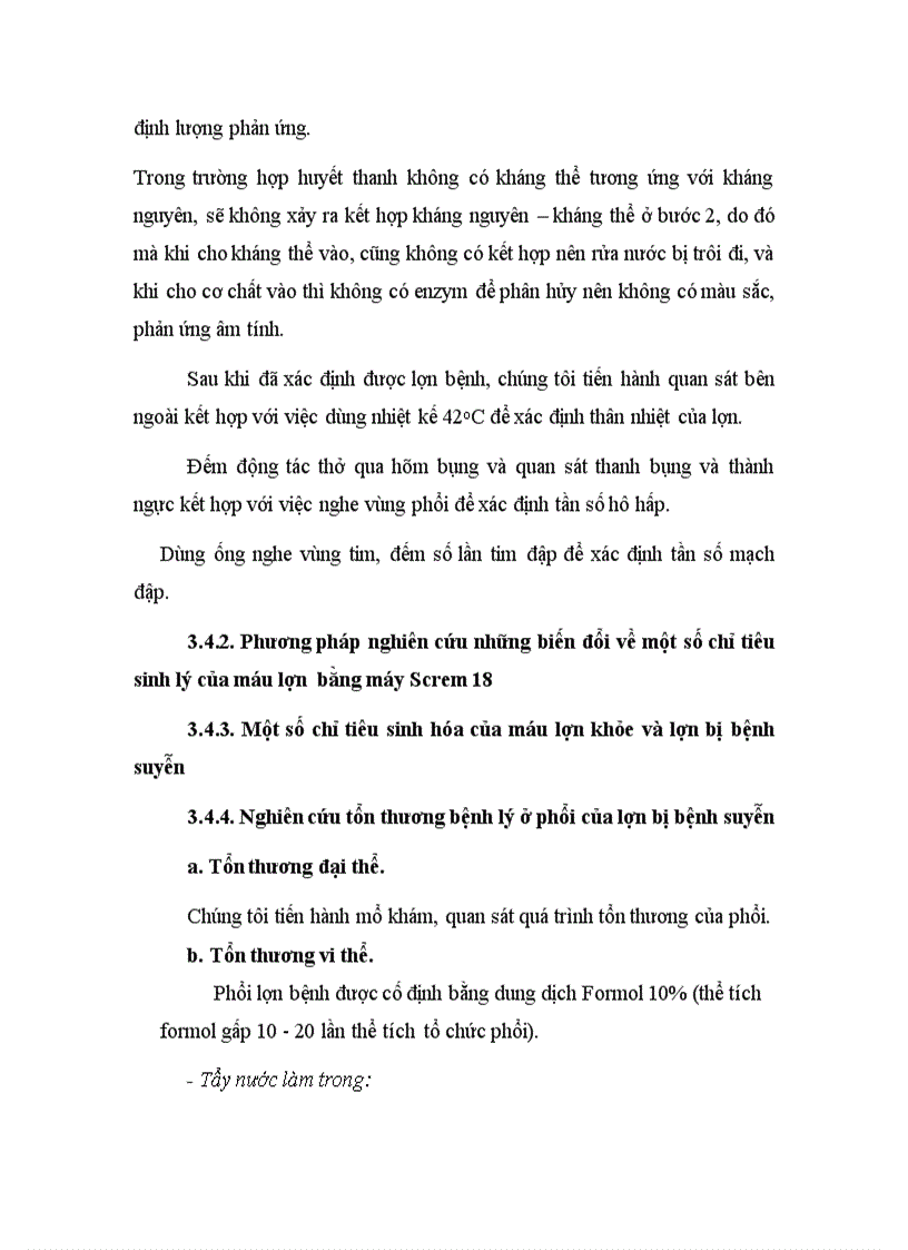 image for page Nghiên cứu một số đặc điểm bệnh lý của bệnh viêm phổi ở lợn do Mycoplasma tại một số vùng phụ cận Hà Nội và biện pháp phòng trị