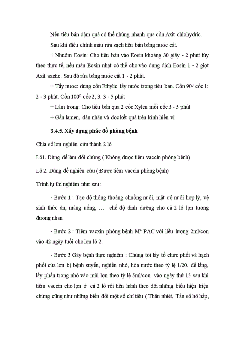 image for page Nghiên cứu một số đặc điểm bệnh lý của bệnh viêm phổi ở lợn do Mycoplasma tại một số vùng phụ cận Hà Nội và biện pháp phòng trị