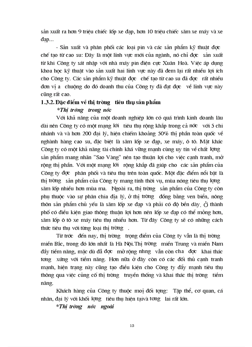image for page Một số giải pháp nhằm thúc đẩy hoạt động tiêu thụ sản phẩm của Công ty cao su Sao vàng