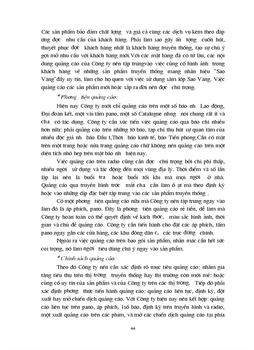 image for page Một số giải pháp nhằm thúc đẩy hoạt động tiêu thụ sản phẩm của Công ty cao su Sao vàng