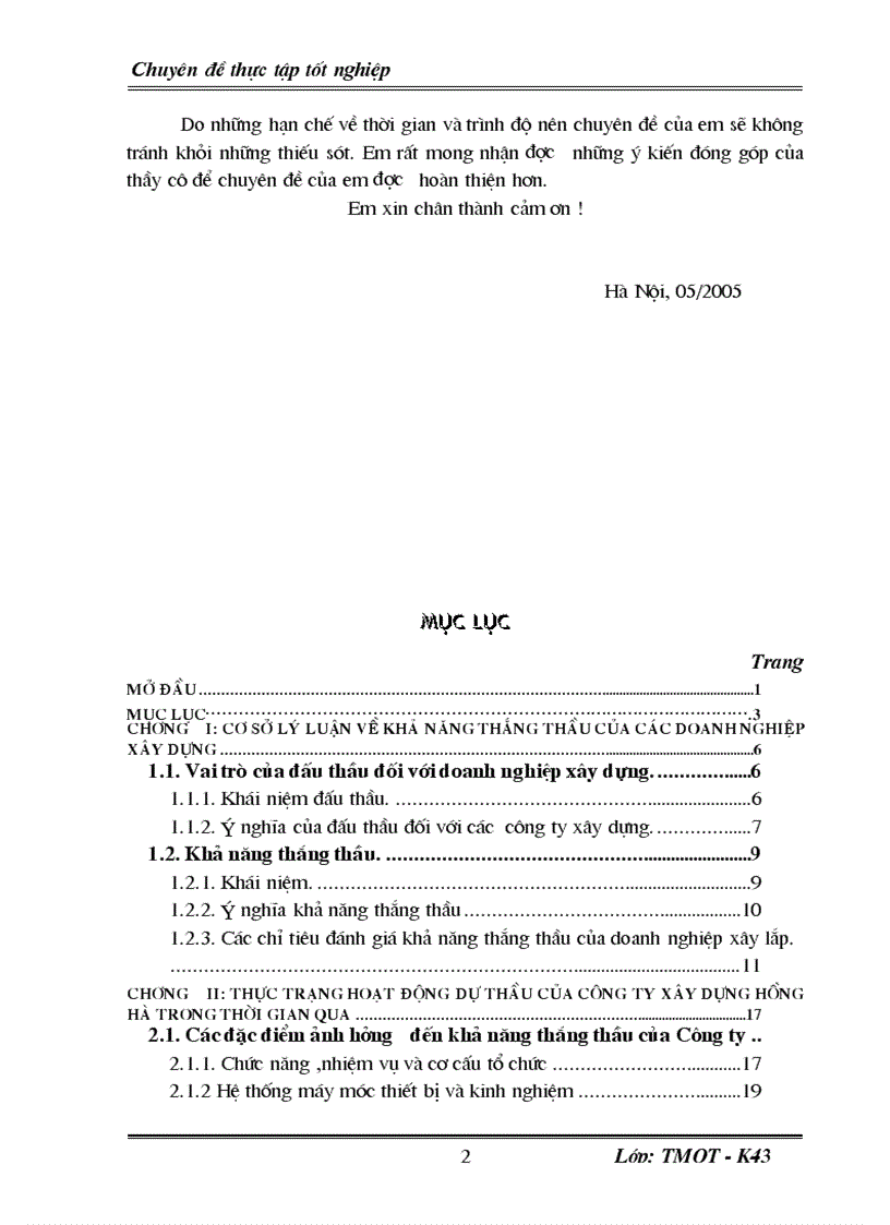 image for page Một số giảI pháp nhằm nâng cao khả năng thắng thầu của Công ty xây dựng Hồng Hà