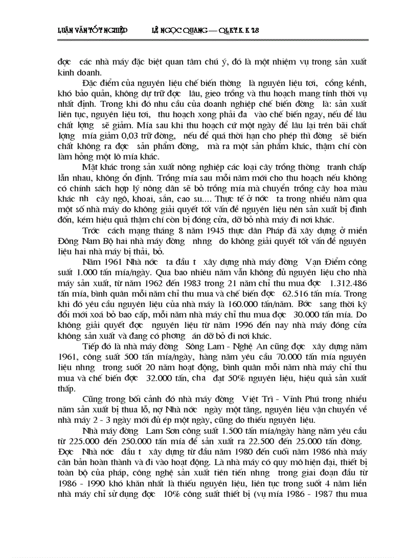 image for page Một số giải pháp cơ bản về phát triển vùng Nguyên liệu Công ty Cổ phần mía đường Lam Sơn