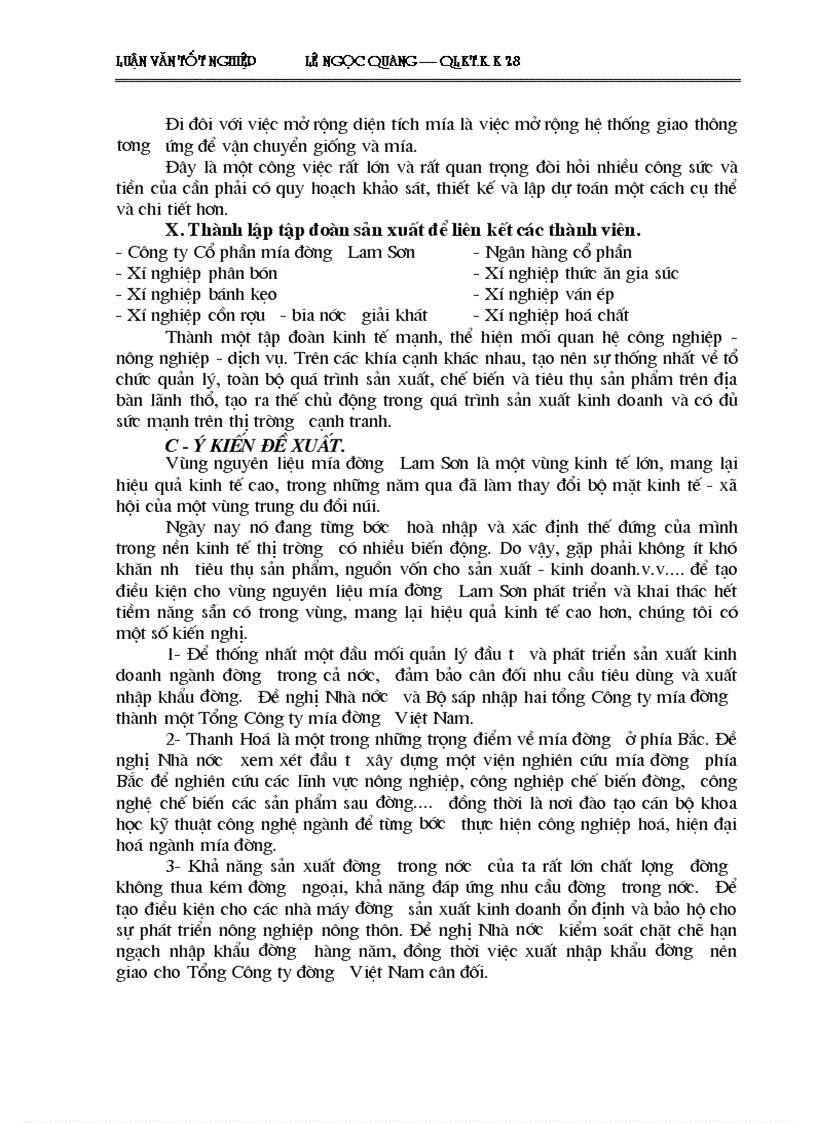 image for page Một số giải pháp cơ bản về phát triển vùng Nguyên liệu Công ty Cổ phần mía đường Lam Sơn