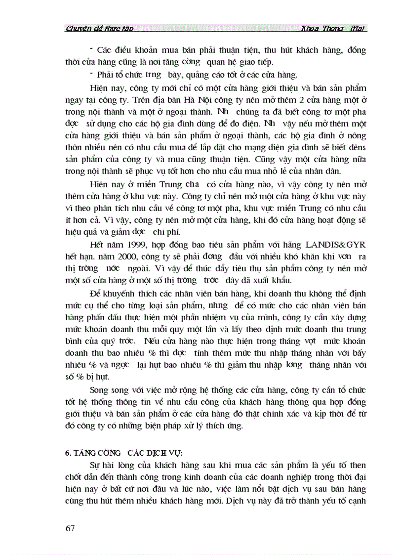 image for page Một số biện pháp đầy mạnh hoạt động tiêu thụ sản phẩm ở Công ty thiết bị đo điện