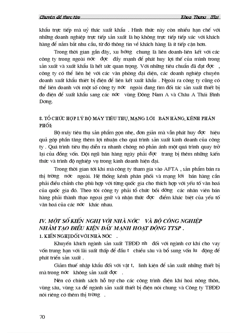 image for page Một số biện pháp đầy mạnh hoạt động tiêu thụ sản phẩm ở Công ty thiết bị đo điện