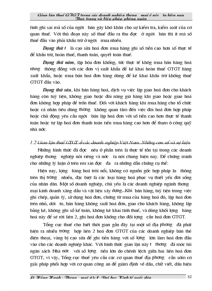 image for page Một số biện pháp chống gian lận thuế GTGT ở Việt Nam