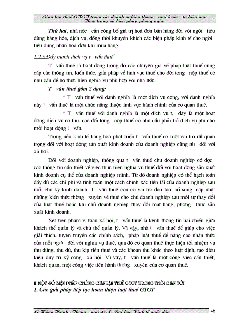 image for page Một số biện pháp chống gian lận thuế GTGT ở Việt Nam