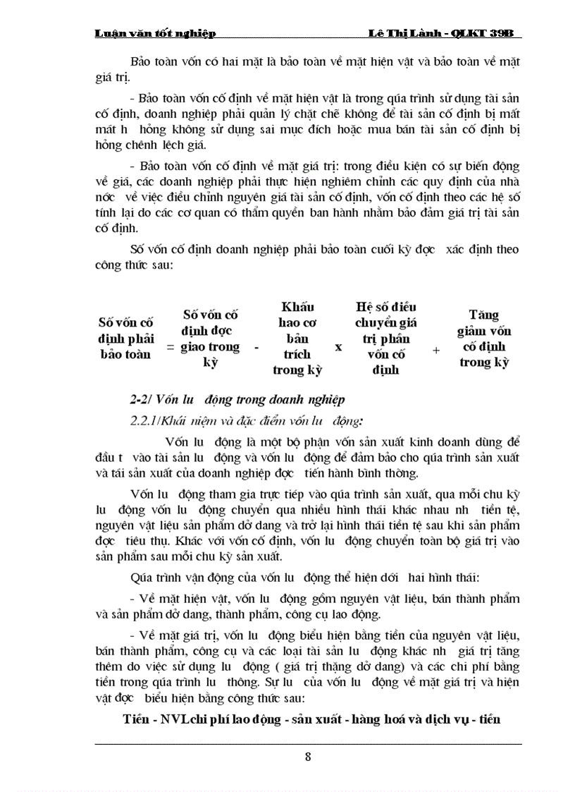 image for page Phân tích thực trạng tình hình sản xuất kinh doanh và tình hình quản lý vốn sản xuất kinh doanh của công ty 20 tổng cục hậu cần