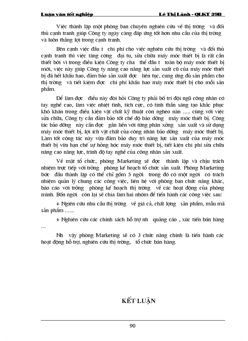 image for page Phân tích thực trạng tình hình sản xuất kinh doanh và tình hình quản lý vốn sản xuất kinh doanh của công ty 20 tổng cục hậu cần